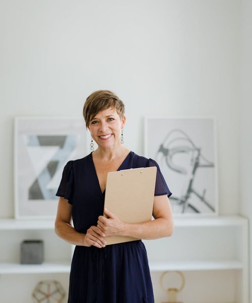 Portrait of Olga Zarichna, a friendly and professional cardio practice instructor.